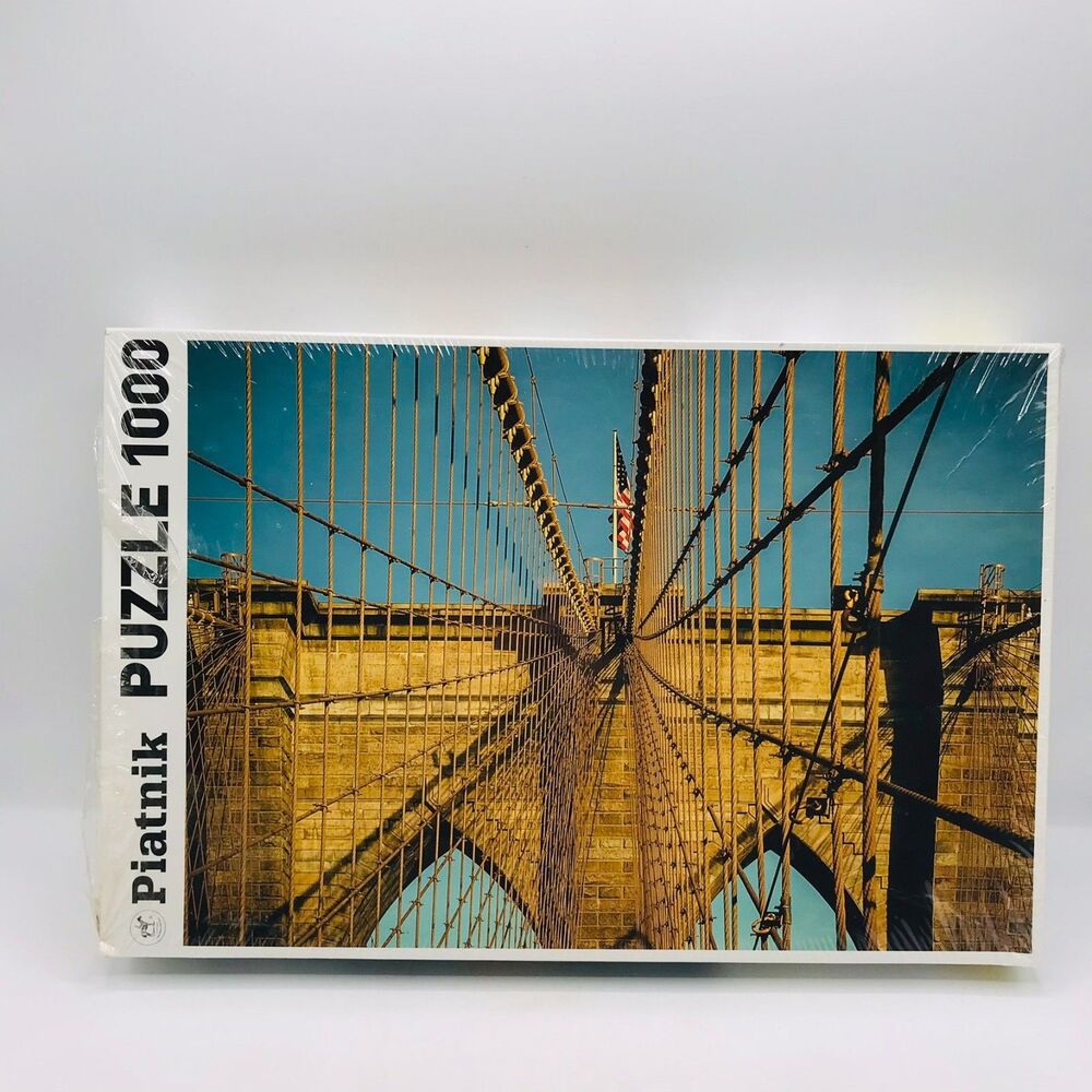Piatnik BROOKLYN BRIDGE 1000 Pc Jigsaw Puzzle #546341 26.7”x18.8” New